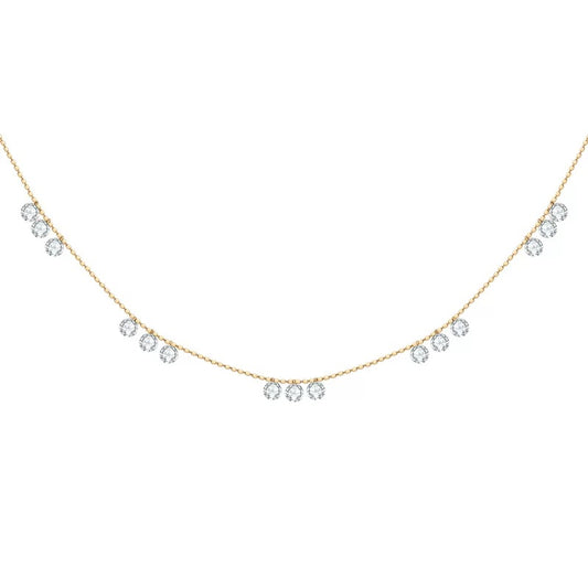 18K Lab Grown Diamond Necklace