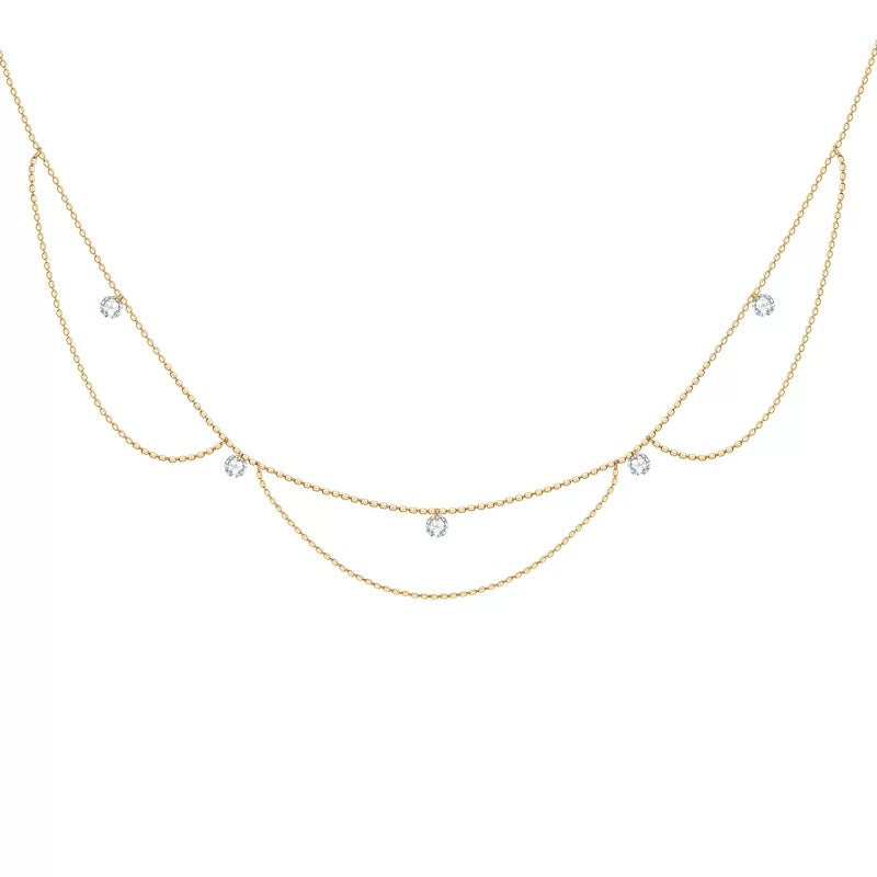 18K Lab Grown Diamond Necklace
